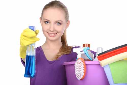 Spot stain removal during carpet cleaning in Newbury Park