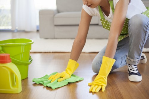 Freshly cleaned rug enhancing a bright living space